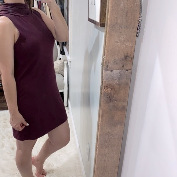 Leith plum color turtleneck dress size medium - Picture 1 of 6